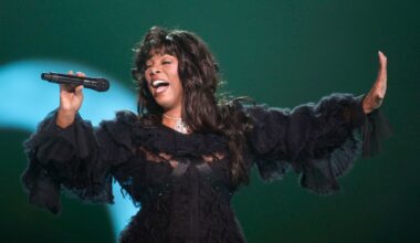 Donna Summer is inducted into the Songwriters Hall of Fame
