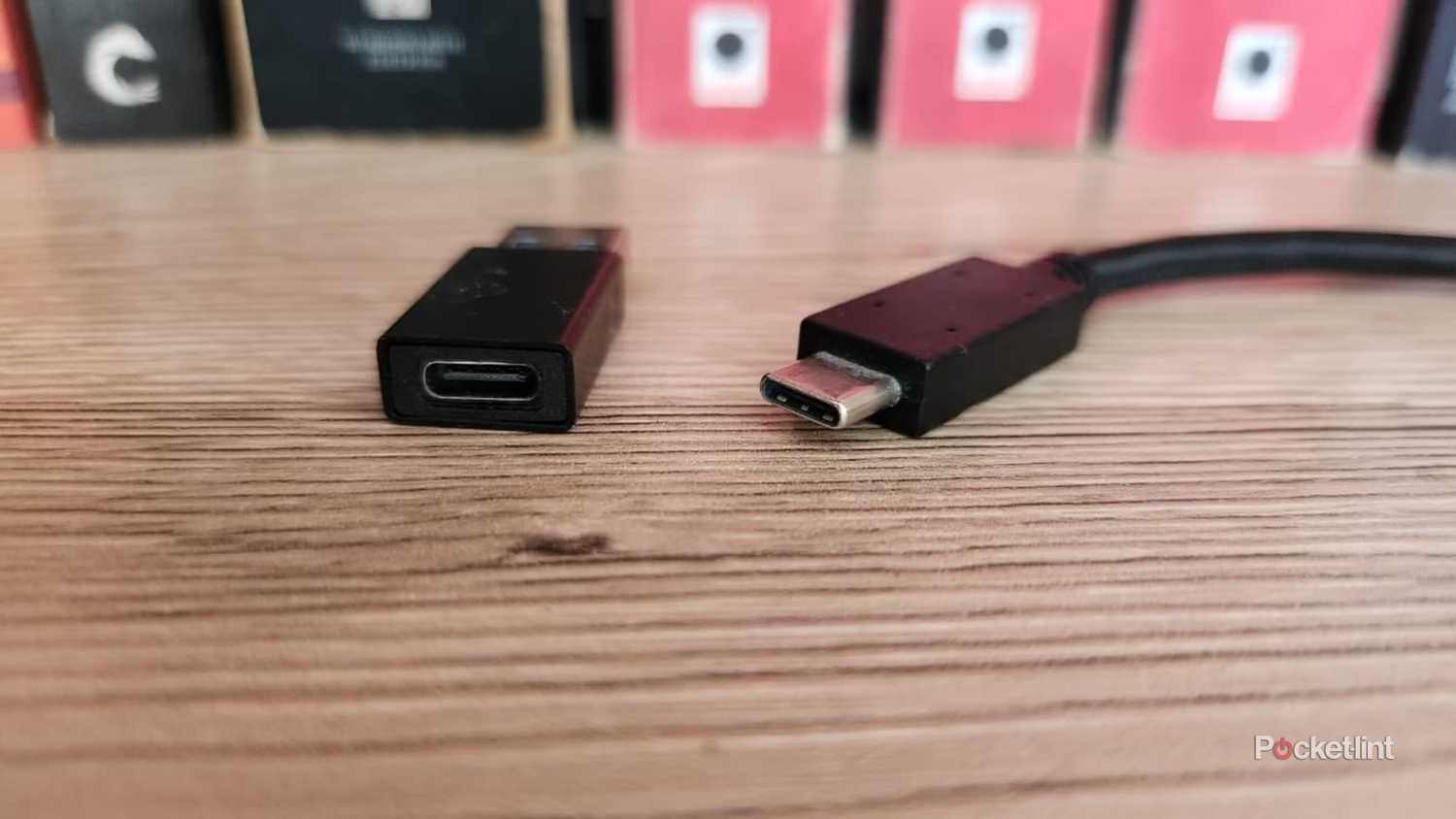 USB-C to USB-A adapter.