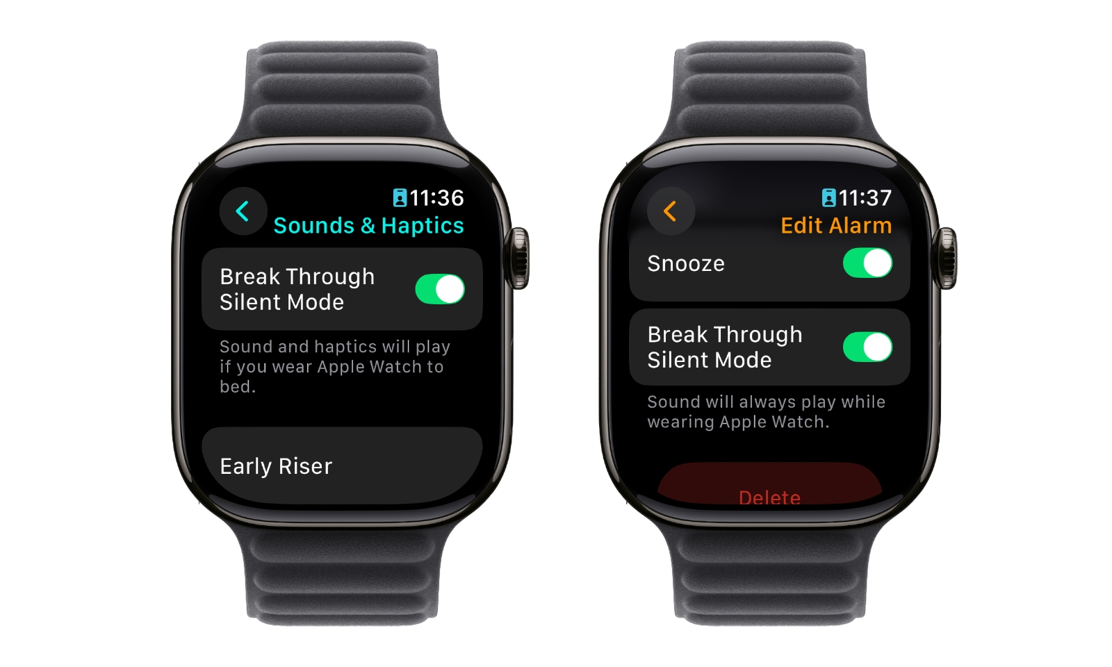 Your Alarms Will Soon Break Through Silent Mode on Your Apple Watch
