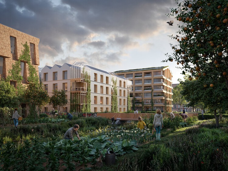 White Arkitekter Designs Bio-Based Timber Neighbourhood Proposal for Hoofddorp, Netherlands - Image 2 of 4