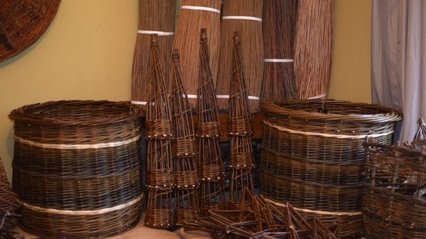 Baskets made out of willow 