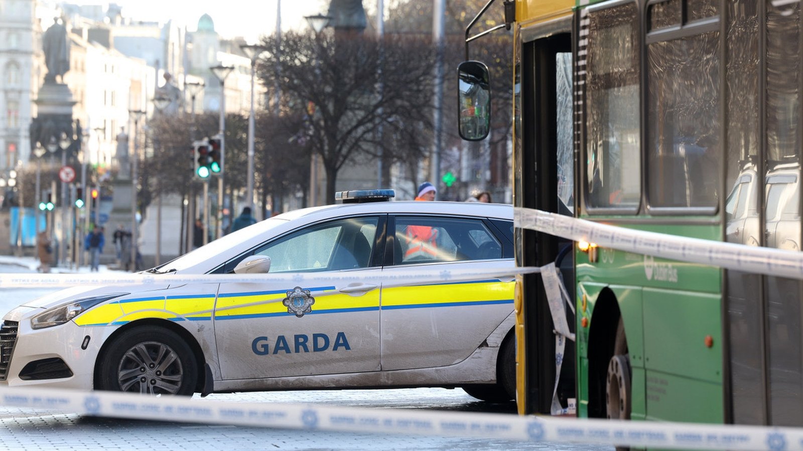 Man, 30s, struck by bus on O'Connell Street in Dublin