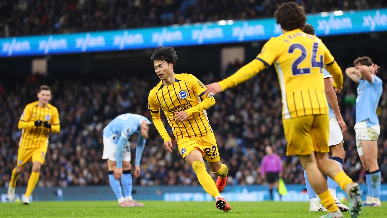 Brighton do more damage to City's title ambitions