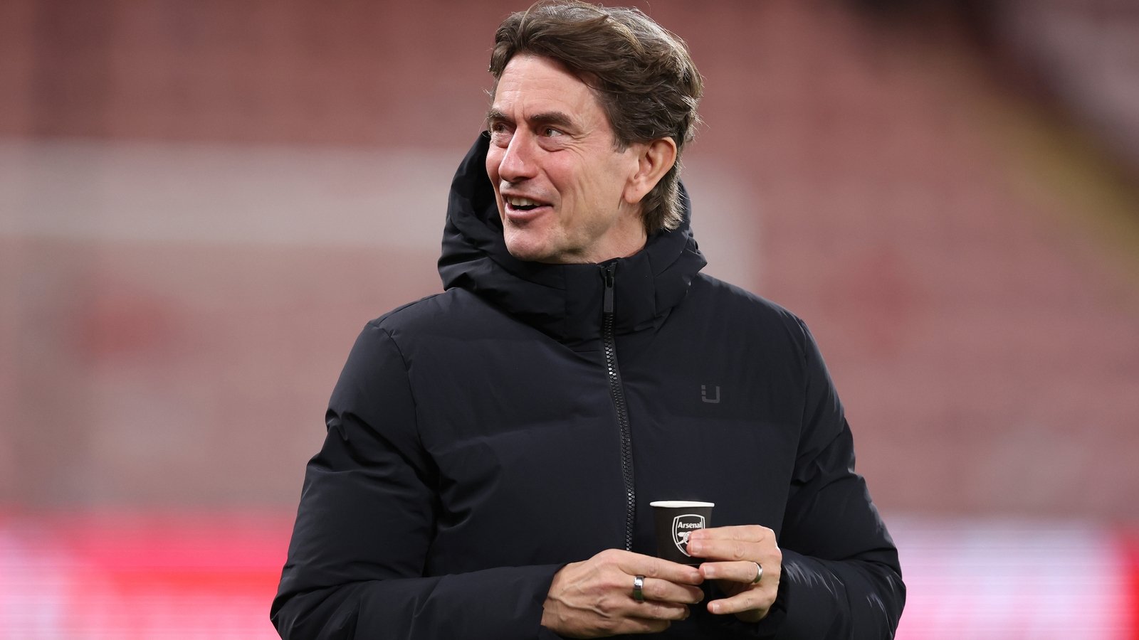 Frank unaware he was drinking from Arsenal branded cup