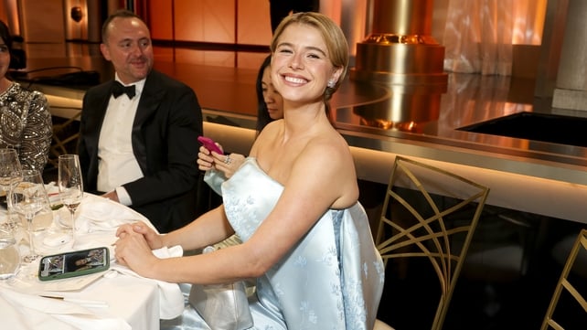 Jessie Buckley at the Golden Globes