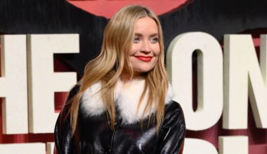 Laura Whitmore nails 60s glam in Irish-founded brand at premiere