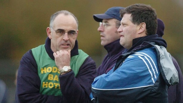 St Brigid's manager Anthony Cunningham with selector John O'Mahony in 2006 