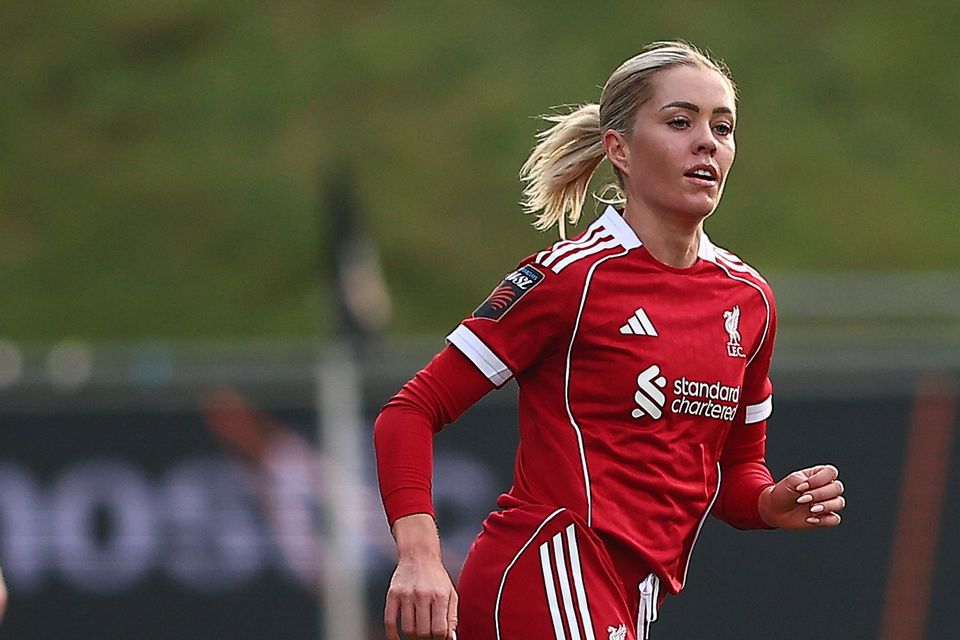 Liverpool's Denise O'Sullivan during the Adobe Women's FA Cup fourth-round match between London Bees and Liverpool at The Hive in Barnet, England. (Photo by Peter Nicholls - The FA/The FA via Getty Images)