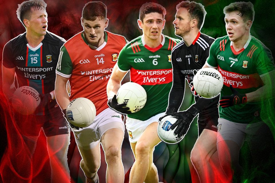 Andy Moran has got Cillian O'Connor (left), James Carr, Conor Loftus, Rob Hennelly and Michael Plunkett back into the Mayo fold.