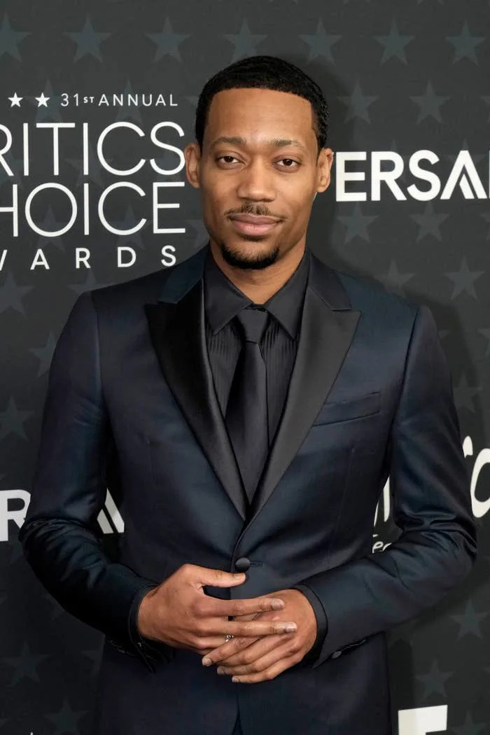 Tyler in formal attire at the Critics Choice Awards