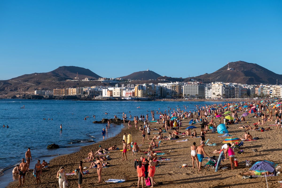 Holidaymakers are being urged against traveling to the Canary Islands in 2026 - stock photo 
