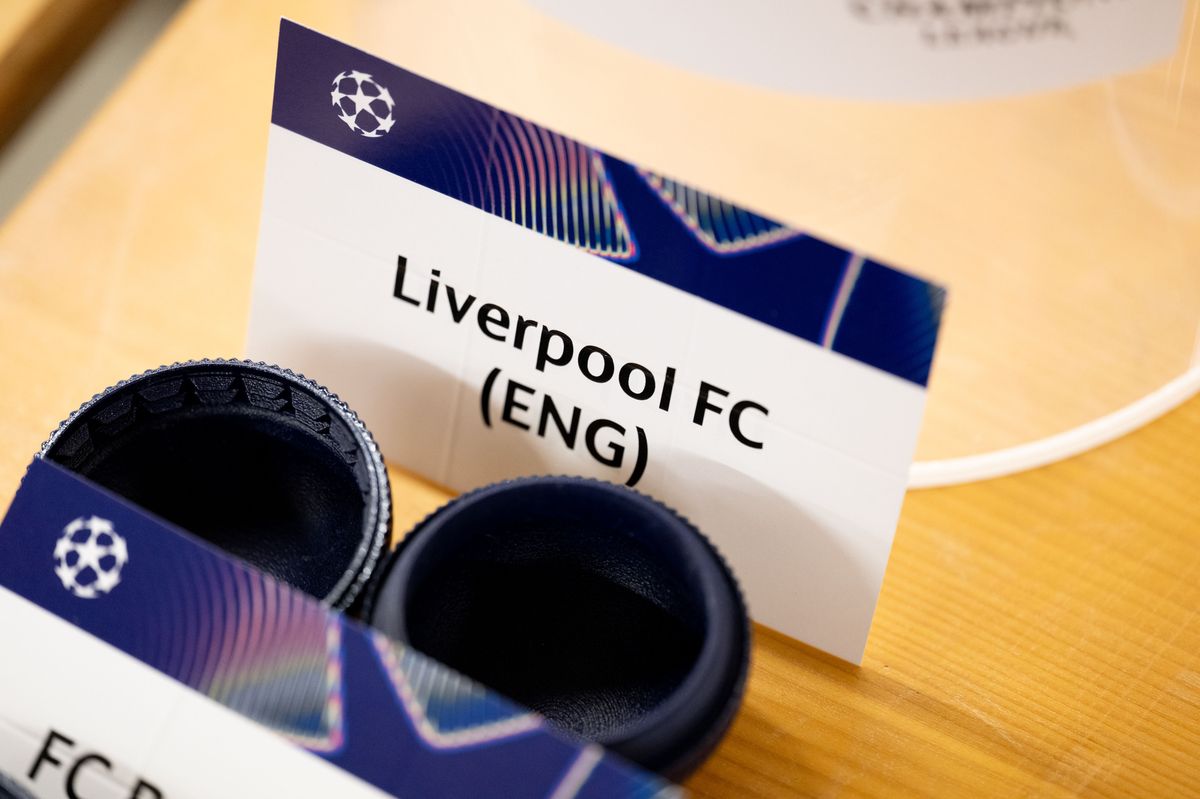 A detailed view of the card of Liverpool FC