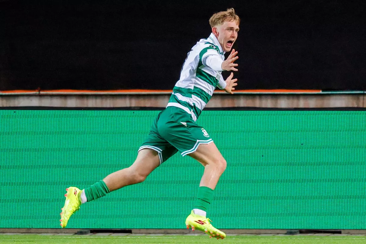 Shamrock Rovers' Michael Noonan celebrates
