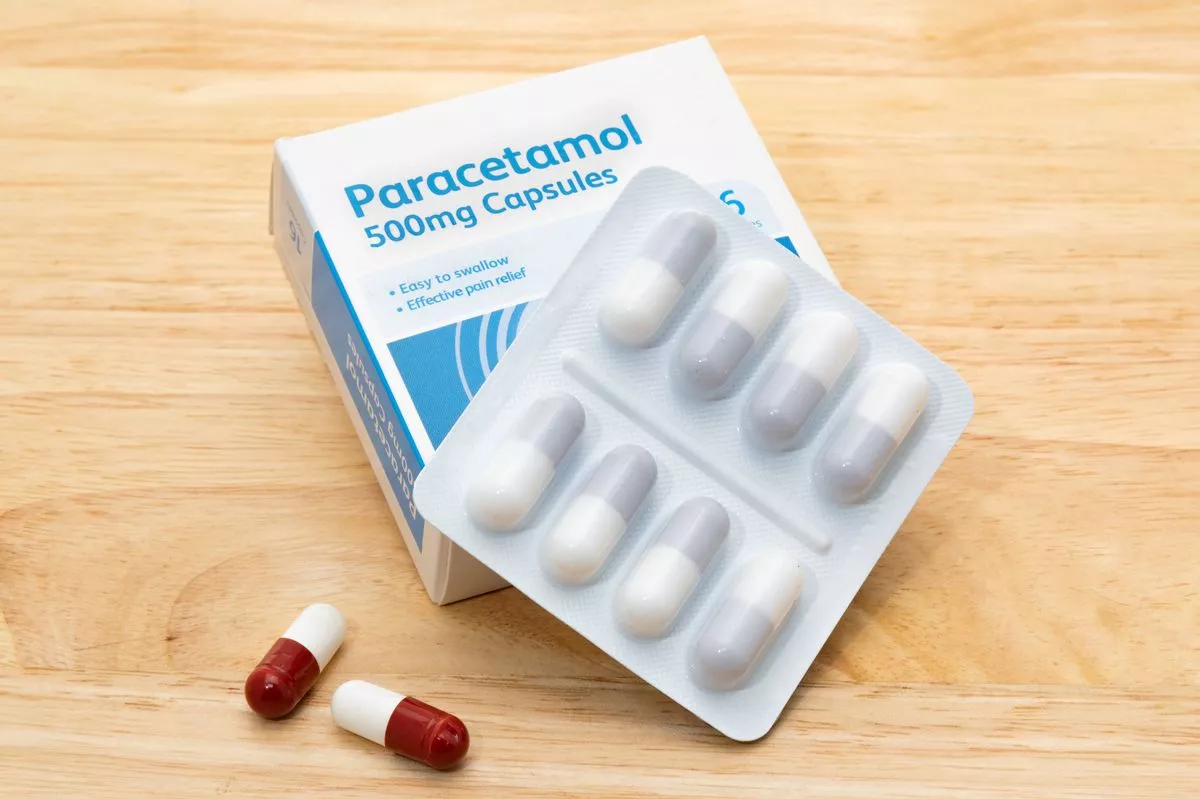 Box of generic Paracetamol capsules