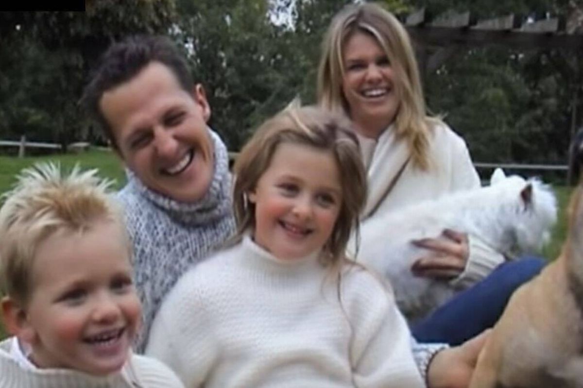 A childhood photo of Gina Schumacher and her family