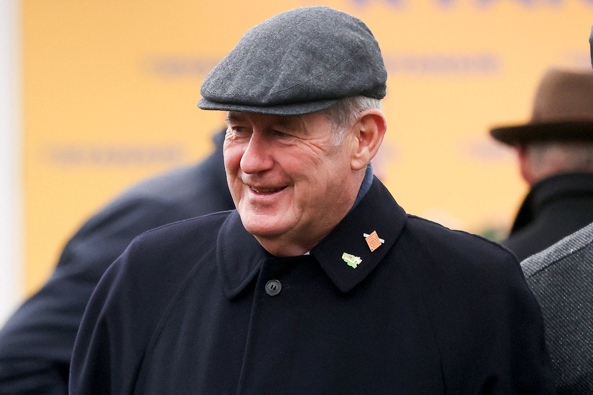 JP McManus after winning with Fact To File