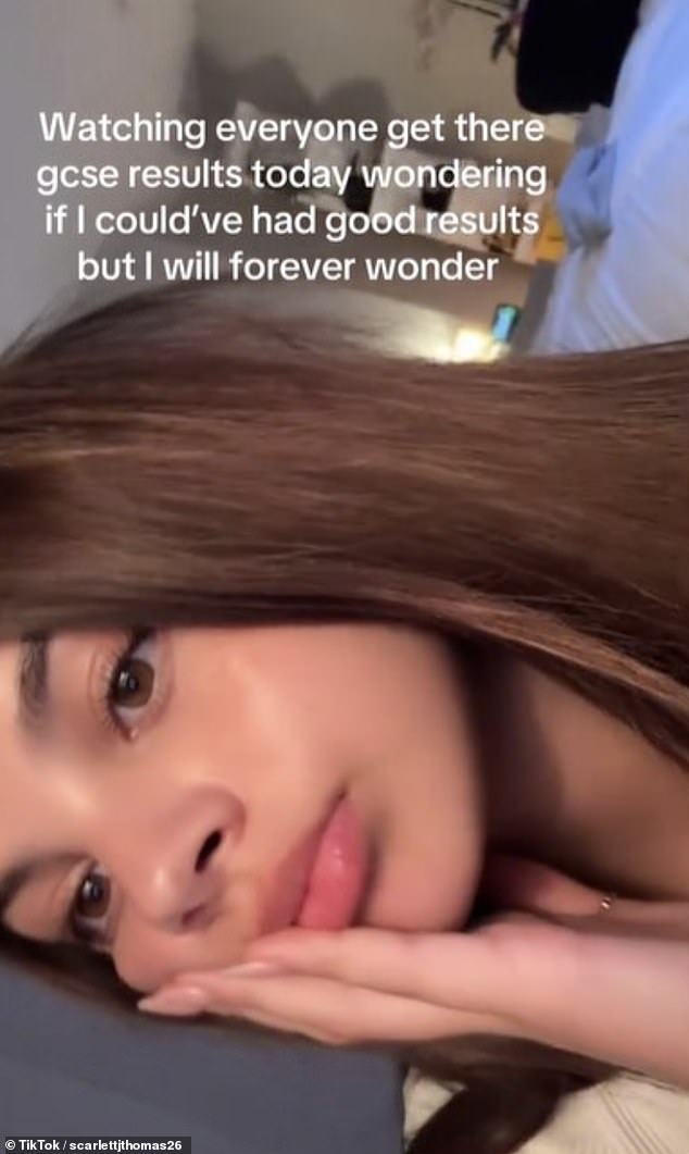 Scarlett, who appeared in BBC's Waterloo Road in 2023, recently shared that she did not sit the nationwide exams in a video posted to her TikTok page