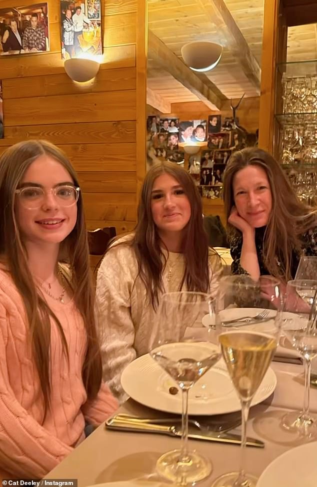 Another moment included a dinner with friends