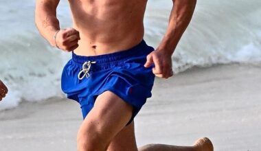 Wayne Rooney's lookalike son Kai showed he's following in his dad's footsteps as he took a break from Manchester United's under-18s for a family holiday to Barbados