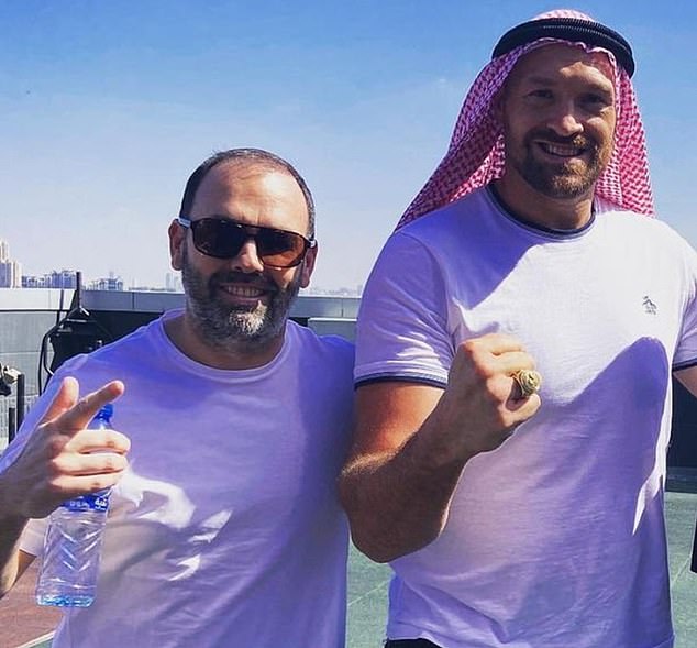 Kinahan with boxer Tyson Fury. The Irishman is nicknamed ‘Chess’ because of his cunning