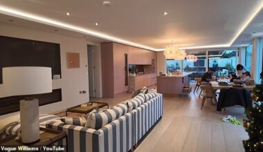 Vogue Williams gave fans a glimpse of her stunning home in Howth, Ireland as she rang in the New Year with husband Spencer Matthews and their three children