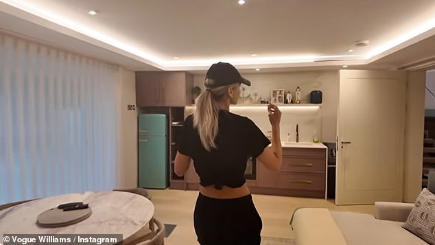 There was also a smaller kitchen and bedroom on one level on the house