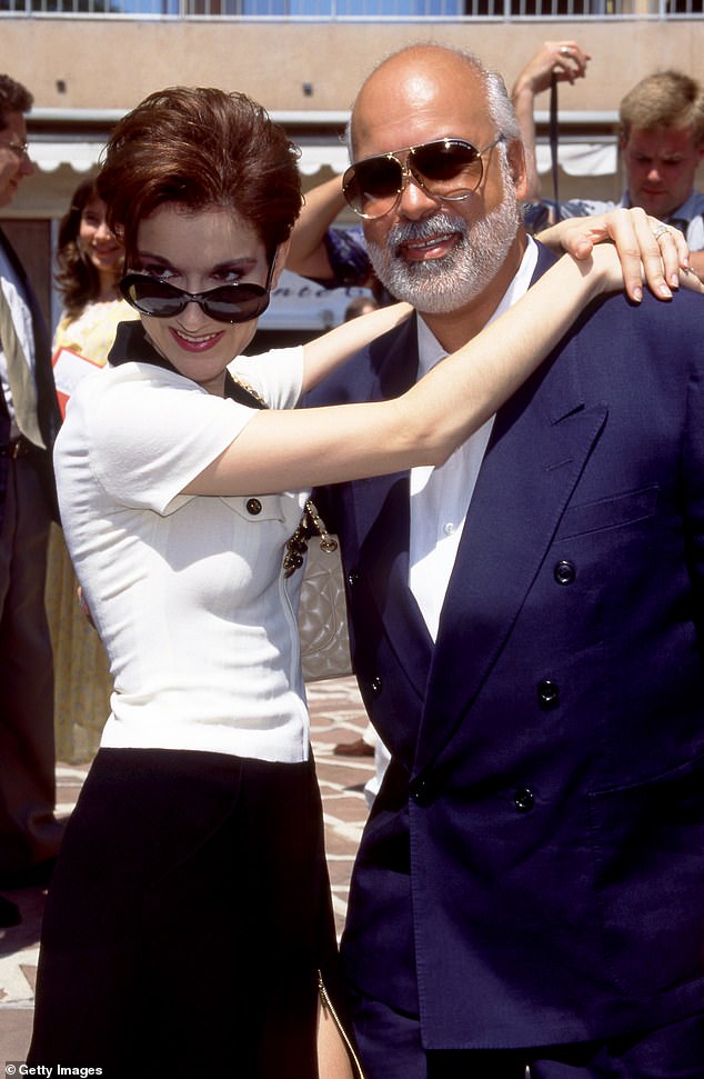 Céline was married to René from 1994 to his passing in 2016 (the couple pictured in 1995)