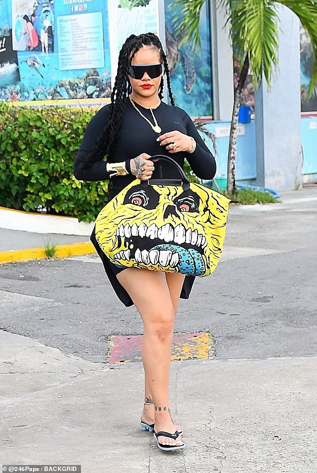 On Tuesday, all eyes were on the superstar, 37, as she headed to a luxury catamaran cruise in Bridgetown to enjoy some rare downtime with her family while soaking up the Caribbean sun