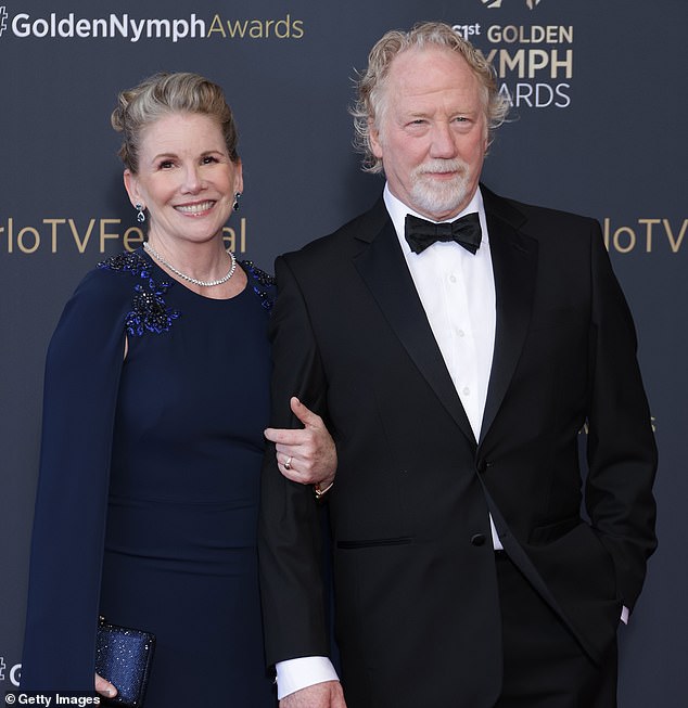 Gilbert and Busfield, married since 2013, pictured in 2023