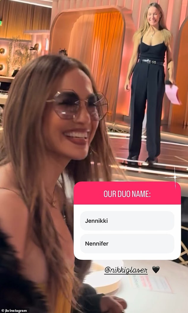 The actress also joined in on the fun and shared a post to her Instagram stories