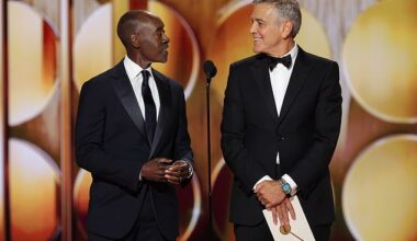 George Clooney was ribbed over how long it's been since he won a Golden Globe as Don Cheadle joked Timothee Chalamet was three last time he picked one up