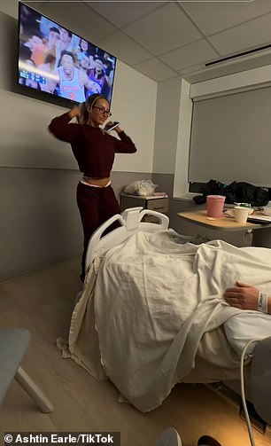 She performed rigid arm movements for the amusement of her family members