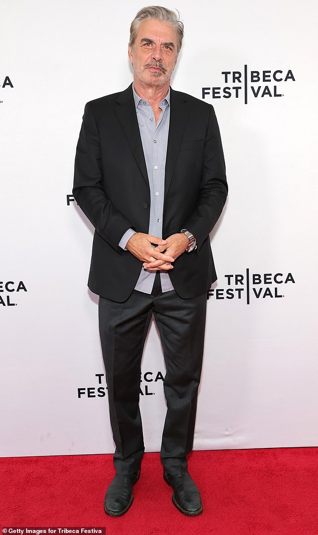 Disgraced actor Chris Noth (seen last June) has taken aim at his former Sex and the City costar Sarah Jessica Parker in a bizarre post