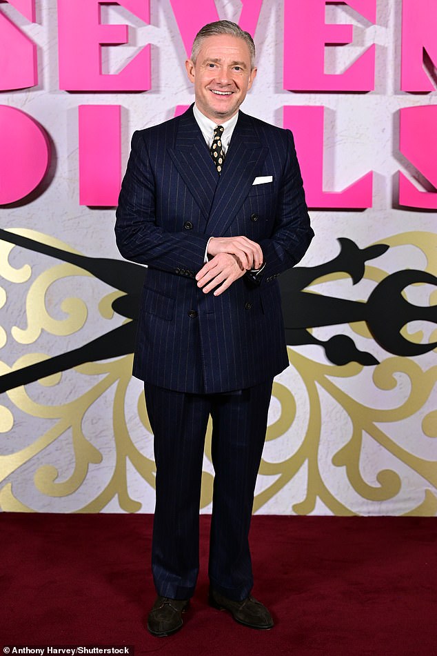 Also in attendance was Sherlock star Martin, who plays Superintendent Battle