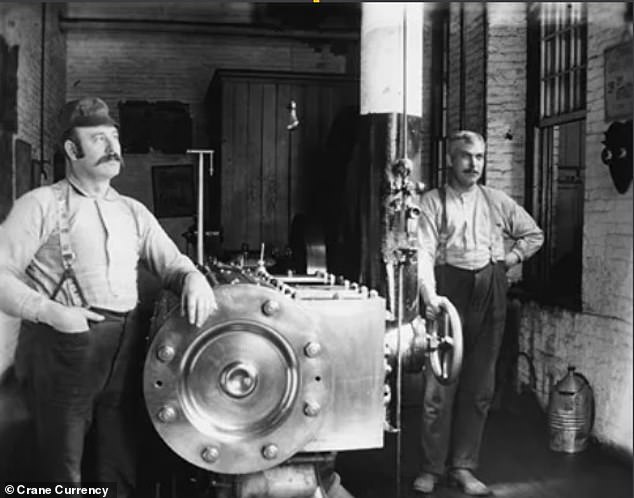 A rare 1892 photograph of a Crane Stationery factory, capturing the early days of a craft that has changed little in more than a century