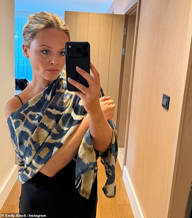 Elsewhere Emily looked stunning in new holiday snaps from a getaway with her make-up artist friend earlier this month