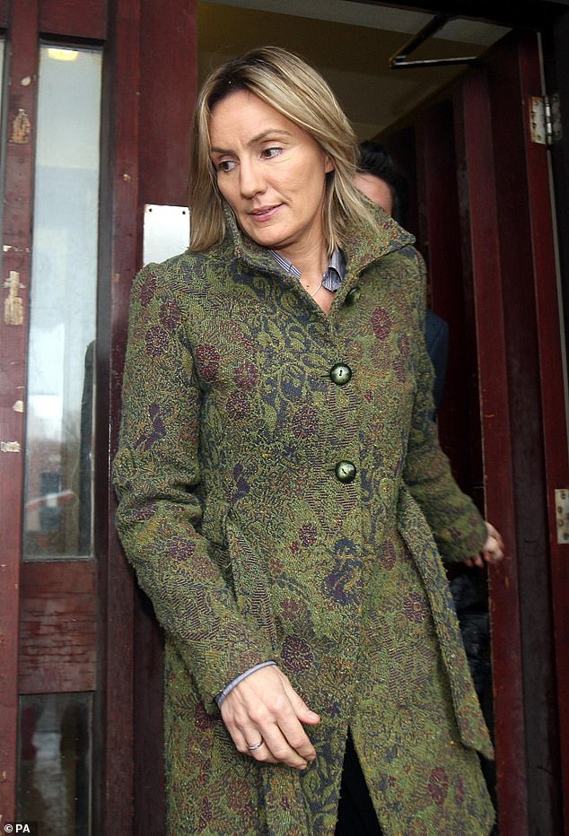 Howell implicated his ex-lover Hazel Stewart (above) and she was jailed for at least 18 years