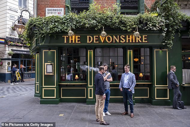 The Devonshire charges £28 for three lamb chops, with all sides costing extra at £6-a-pop