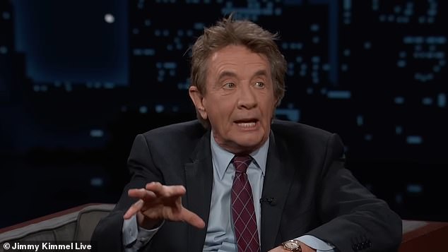 The 75-year-old actor appeared on Jimmy Kimmel Live on Wednesday morning as he recalled a shocking moment at 33-year-old Gomez's wedding back in September as her ex Justin Bieber recently sparked social media frenzy over her