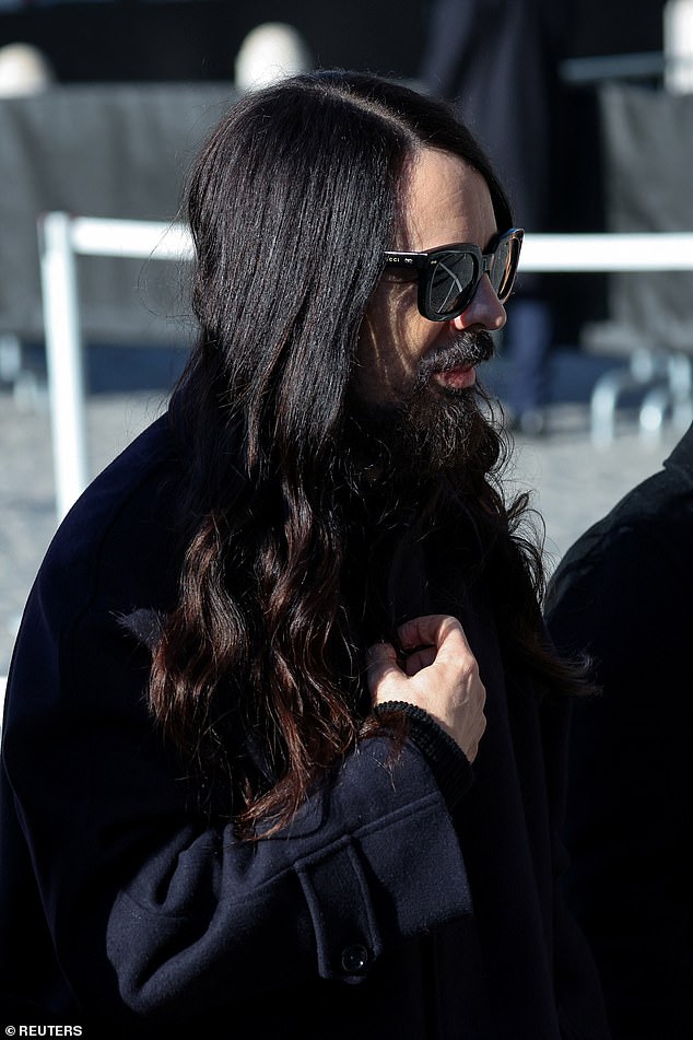 Creative Director of Valentino, Alessandro Michele paid his respects