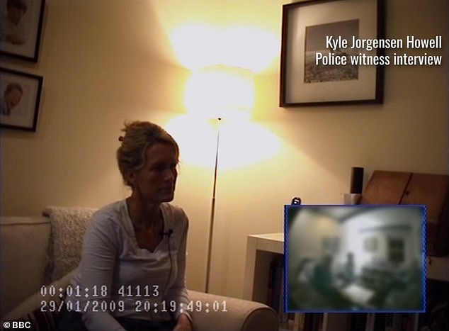 Kyle Jorgensen speaks to police in January 2009 following Howell's confession to detectives