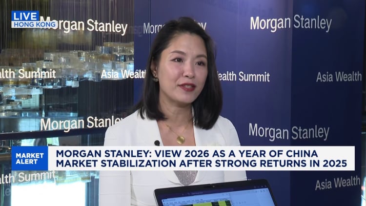 Morgan Stanley sees 'year of stabilization' for China markets after strong 2025