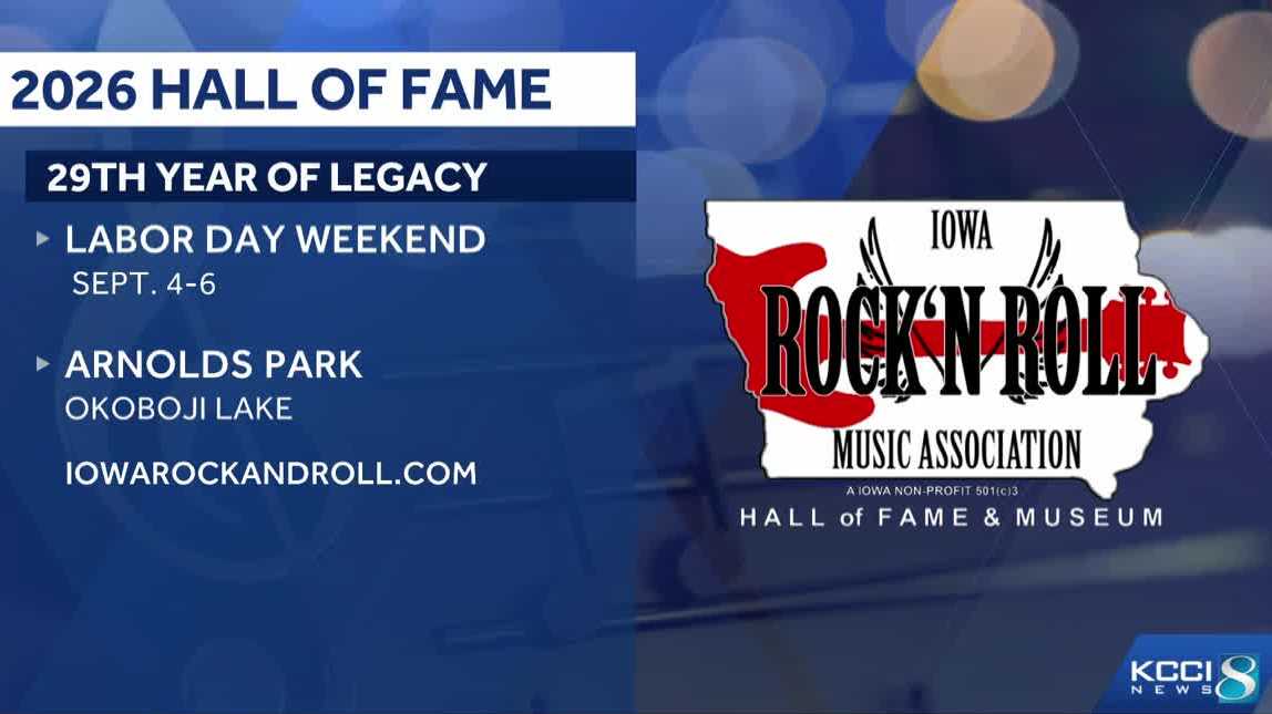 Iowa Rock 'n Roll Music Association announces 2026 Hall of Fame inductees