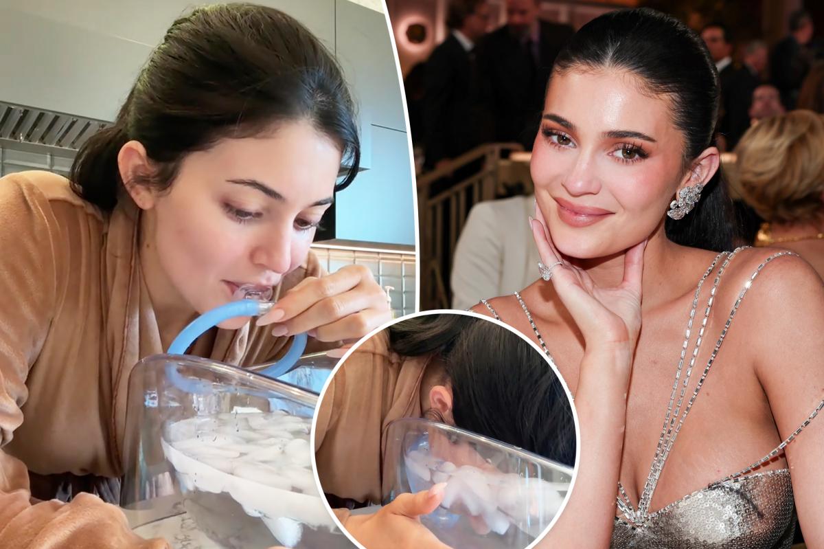 Kylie Jenner prepped for the Golden Globes 2026 with this viral skincare trend