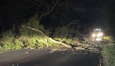 Storm Chandra updates: Trees down, roads flooded and power outages