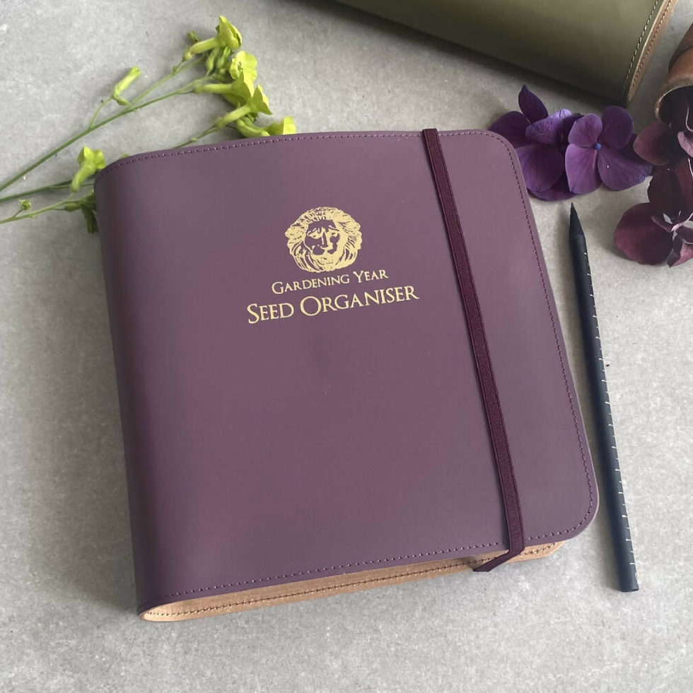 Recycled Leather Seed Organiser