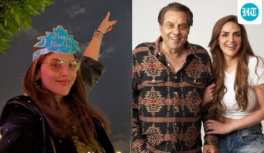 Esha Deol remembers dad Dharmendra as she celebrates New Year in Dubai; Bobby Deol reacts