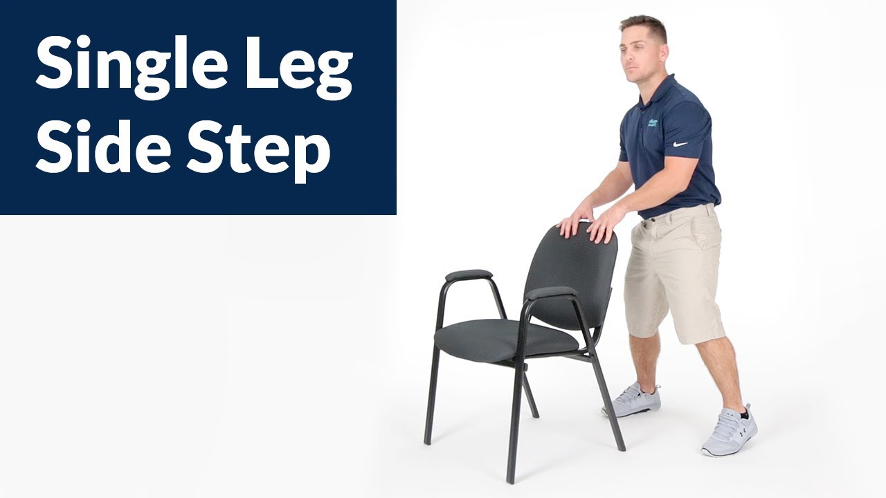 Improve your Balance: Single Leg Side Step Exercise - YouTube