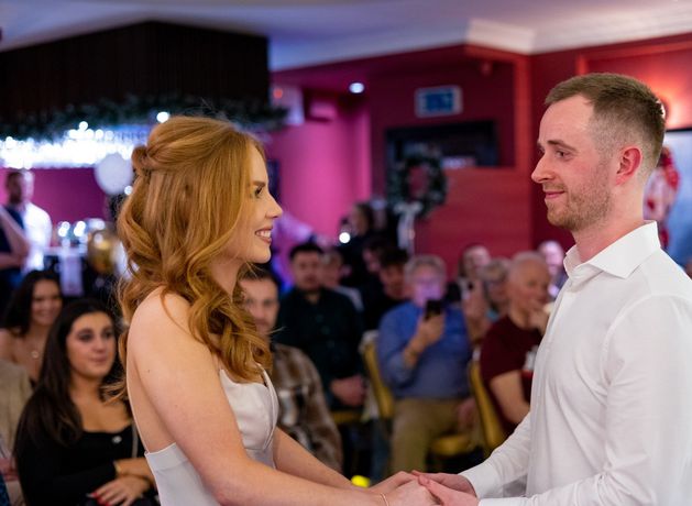 How this couple turned their engagement party into a wedding