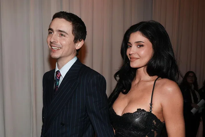 Timothée Chalamet and Kylie Jenner 